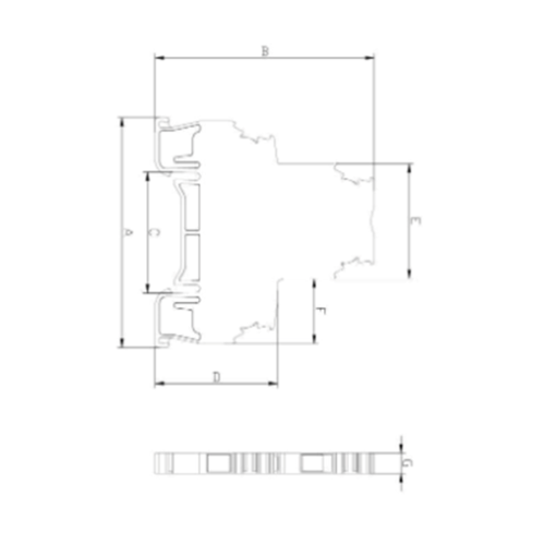 Clema de Riel de Conexión por Tornillo Doble Nivel Gris 4mm² Onka en zuminova