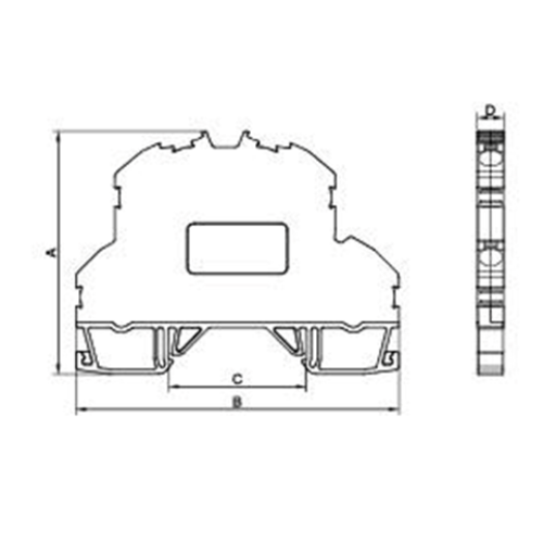 OPK-C 2,5mm² Clema Push In Doble Nivel Onka, en zuminova