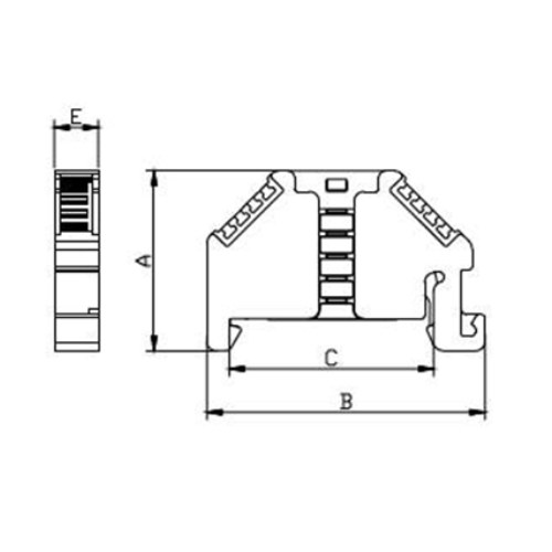Soporte Extremo sin Tornillo