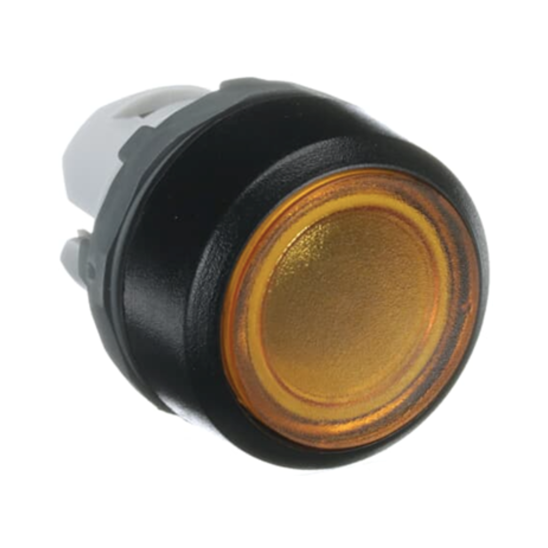 Operador de botón pulsador amarillo ABB Modelo: MP1-11G