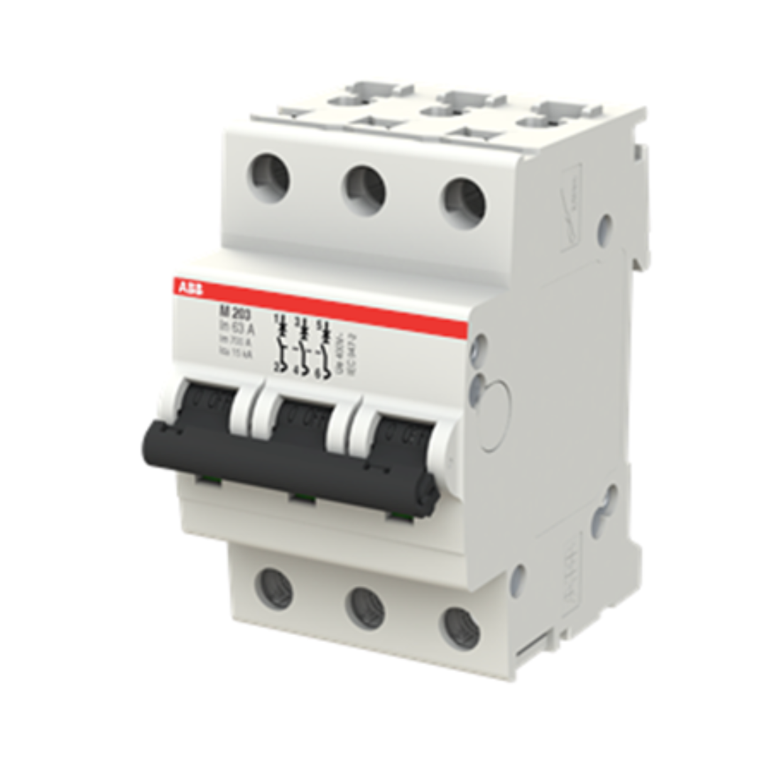 Interruptor Automático 3 Polos 63 A (M203-63A) de ABB