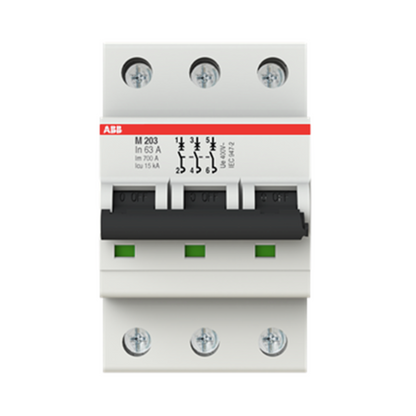 Interruptor Automático 3 Polos 63 A (M203-63A) de ABB