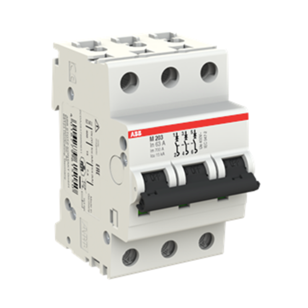 Interruptor Automático 3 Polos 63 A (M203-63A) de ABB