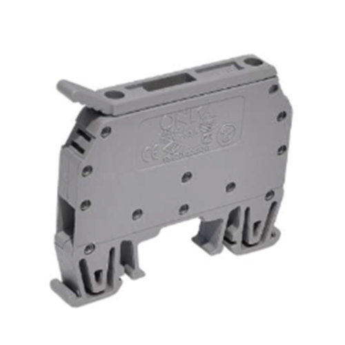 Clema de Riel de Conexión por Tornillo con Fusible Gris 6mm² Onka en Zuminova