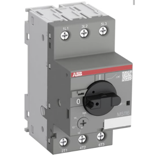 Guardamotor MS116 - 1.6A de ABB: Compacto y Eficiente