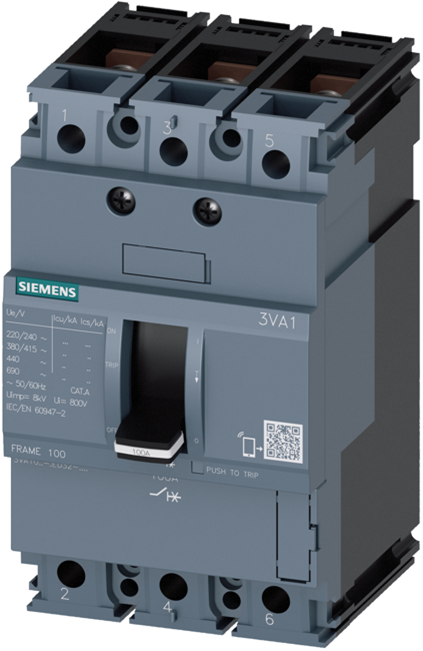 Interruptor Automático Siemens 3VA1010-2ED32-0AA0