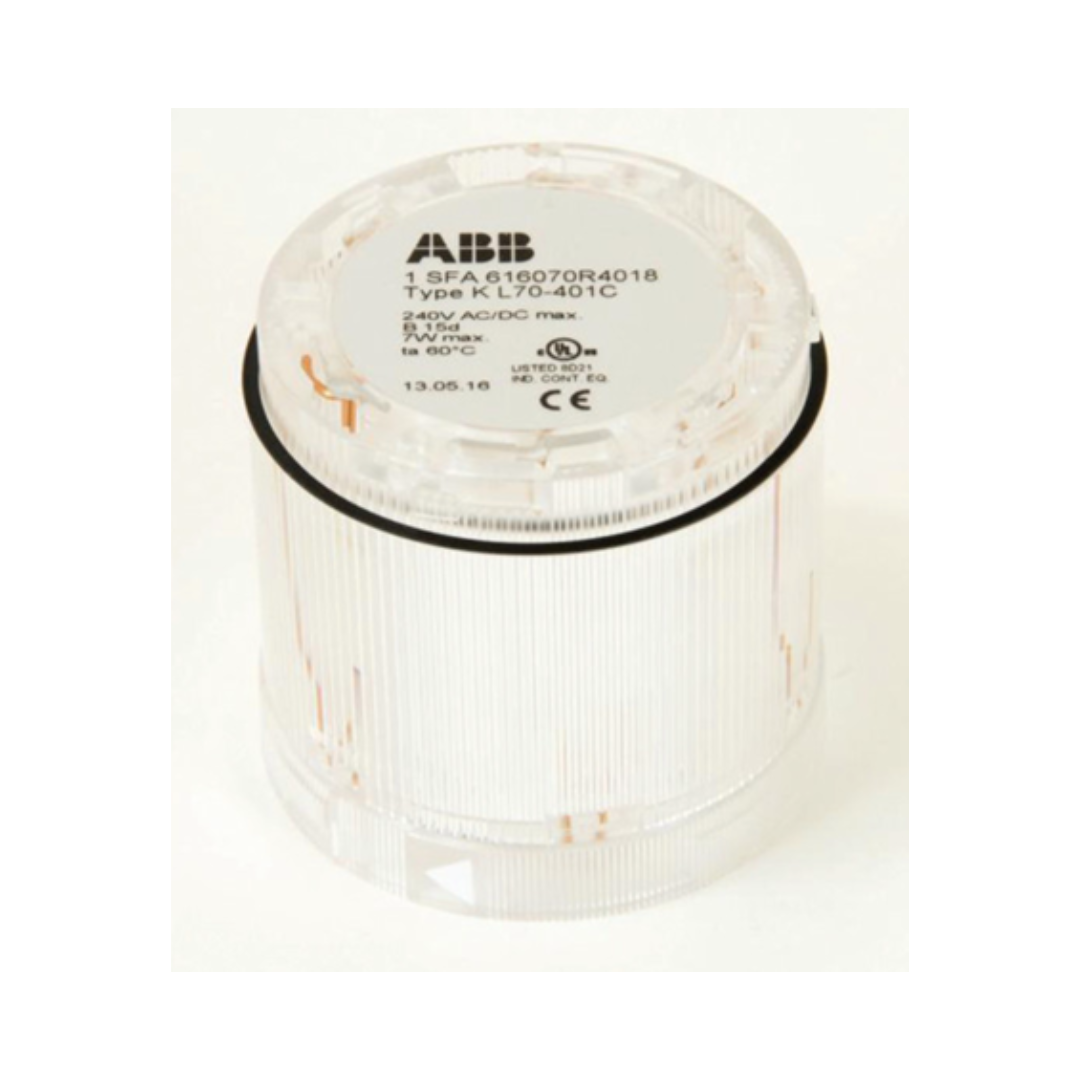 ABB Torreta de Luz LED Transparente KL70-401C