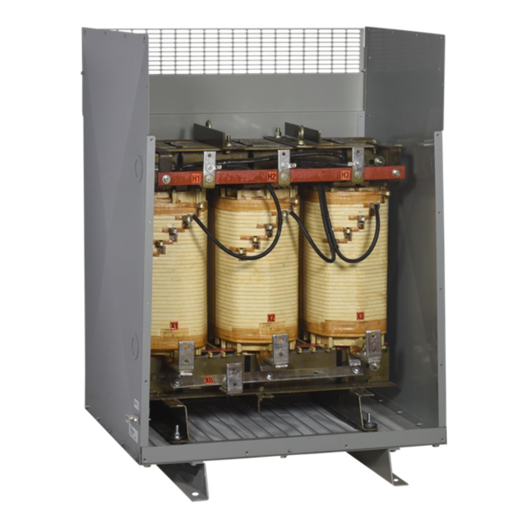 Transformador baja tensión tipo seco trifásico 300 kVA, 480D-220Y.